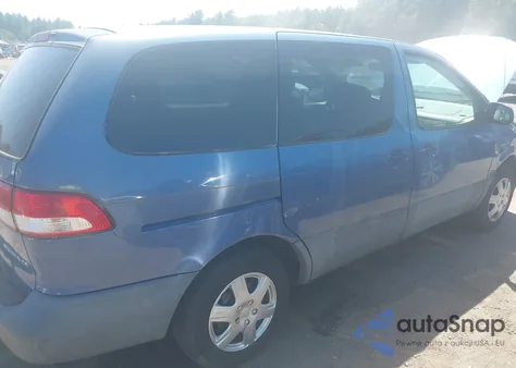 2001 Toyota Sienna Ce from USA, damaged, VIN 4T3ZF19C51U399333